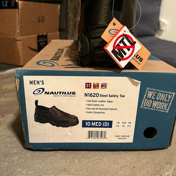 Nautilus Steel Toe Safety Shoe (Static Dissipating) size 10 - Picture 5 of 5